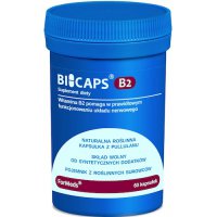 ForMeds BICAPS Witamina B-2 60kaps vege Ryboflawina - suplement diety