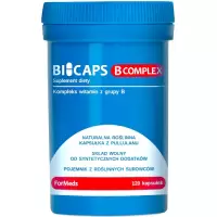 ForMeds BICAPS Witamina B COMPLEX Kompleks wit. gr. B 120kaps - suplement diety Nerwy Zęczenie Serce Energia