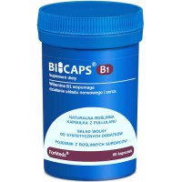 ForMeds BICAPS Witamina B1 60kaps vege Tiamina - suplement diety