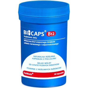 ForMeds BICAPS Witamina B12 Metylokobalamina B-12 500mcg 60kaps  - suplement diety
