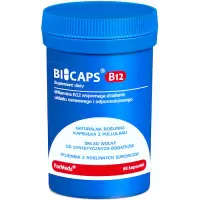 ForMeds BICAPS Witamina B12 Metylokobalamina B-12 500mcg 60kaps  - suplement diety Układ Nerwowy Metabolizm Energia