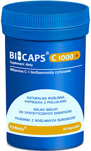 ForMeds BICAPS Witamina C 1000+ Bioflawonoidy 1000mg 60kaps vege - suplement diety