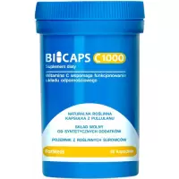 ForMeds BICAPS witamina C 1000mg 60kaps vege Konfiguracja-L - suplement diety Odporność Energia Skóra