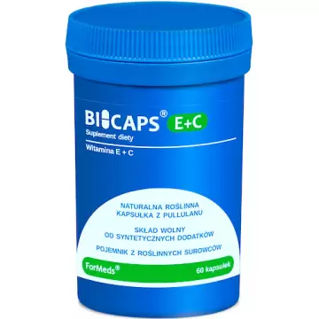 ForMeds BICAPS E+C Witamina E (Tokoferol) + Witamina C 60kaps vege - suplement diety