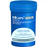 ForMeds BICAPS ZINC 15mg 60kaps Cytrynian Cynku + Miedź - suplement diety