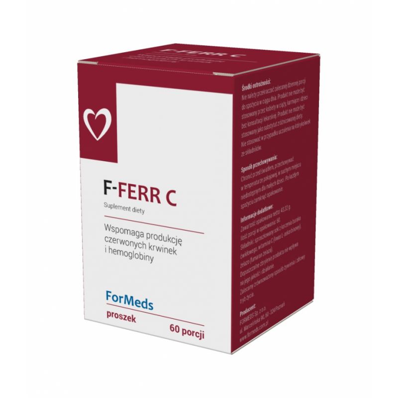 ForMeds F-FERR C Żelazo + witamina C 43,32g proszek - suplement diety