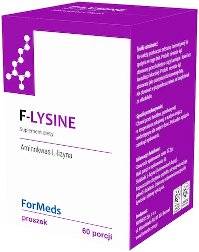 ForMeds F-Lysine 37.2g proszek 60prc L-Lizyna Aminokwas - suplement diety