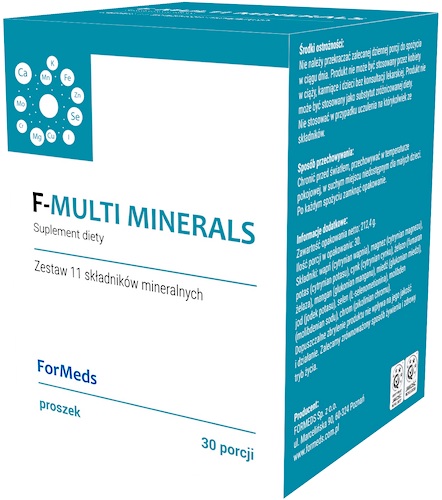 ForMeds F-Multi Minerals 212.4g proszek 30prc 11 składników - suplement diety