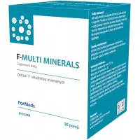 ForMeds Powder F-Multi Minerals proszek 30prc 11 składników - suplement diety Witalność Odporność Tarczyca