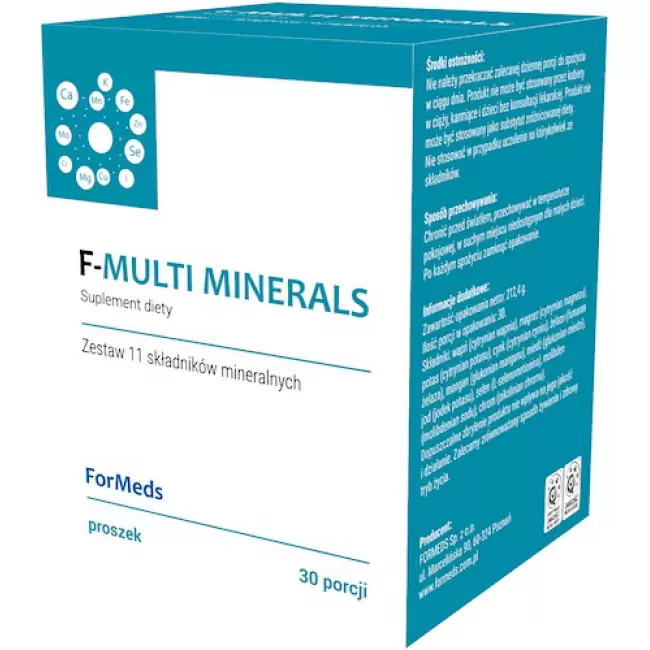 ForMeds F-Multi Minerals 212.4g proszek 30prc 11 składników - suplement diety