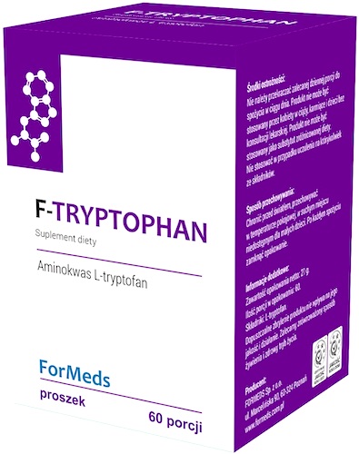 ForMeds F-Tryptophan 21g proszek 60prc L-Tryptofan Aminokwas - suplement diety