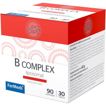 ForMeds Lipocaps Witamina B Complex 90kaps vege - suplement diety Kompleks grupy B
