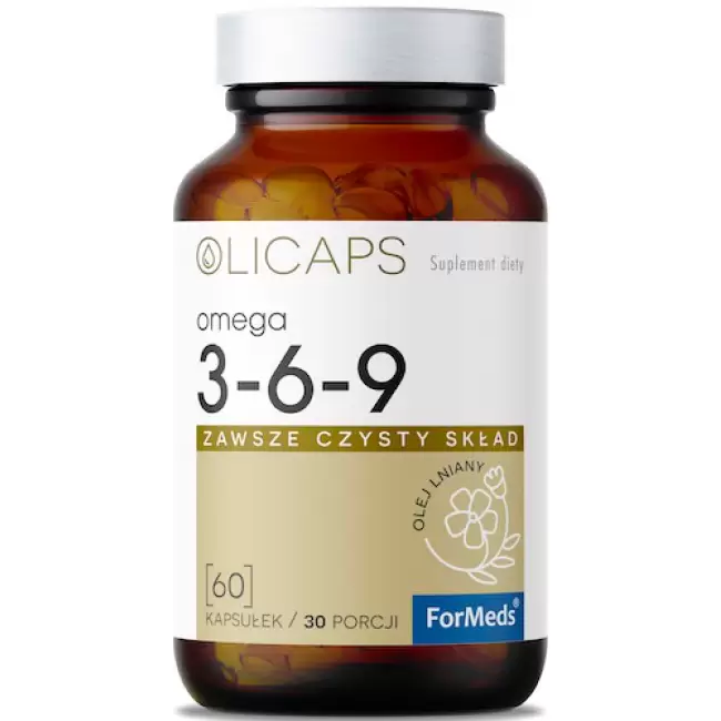 ForMeds OLICAPS Omega 3-6-9 60kaps - suplement diety