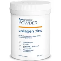 ForMeds Powder F-COLLAGEN ZINC Kolagen+Cynk 30prc proszek - suplement diety Włosy Skóra Paznokcie Kości