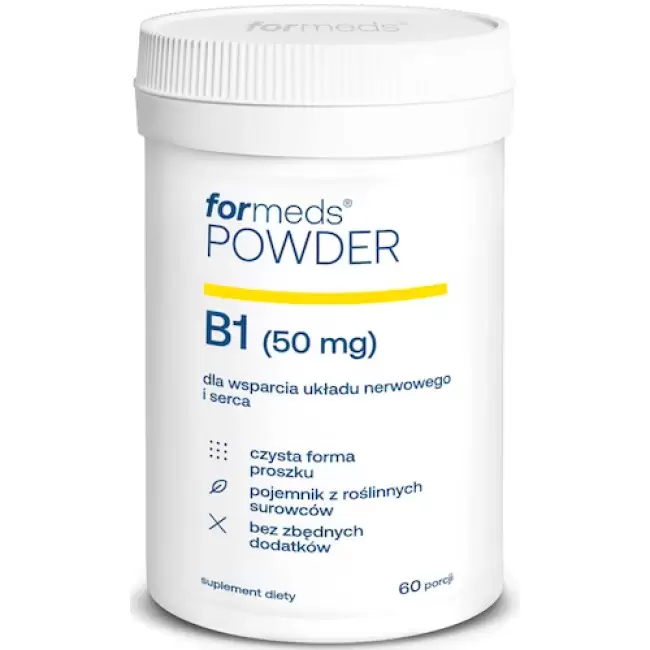 ForMeds Powder F-VIT witamina B1 Tiamina 60prc proszek - suplement diety Układ Nerwowy Serce Metabolizm