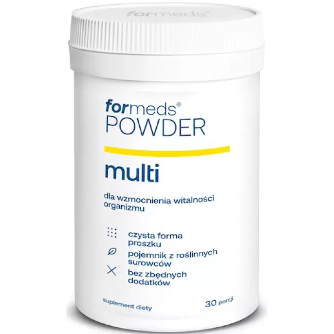 ForMeds Powder F-VIT MULTI Witaminy i Minerały 30prc proszek - suplement diety Witalność Odporność Energia