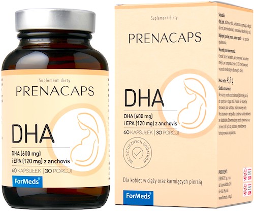 ForMeds Prenacaps DHA i EPA Omega-3 60kaps Ciąża, Dziecko - suplement diety
