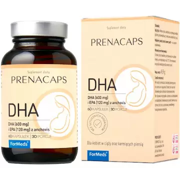 ForMeds Prenacaps DHA i EPA Omega-3 60kaps Ciąża, Dziecko - suplement diety