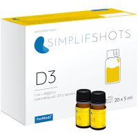 ForMeds Simplifshots witamina D3 20.000IU 20x5ml - suplement diety Odporność