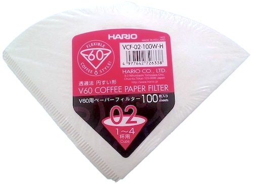Hario filtry papierowe VCF-02-100W-H V60-02 100szt