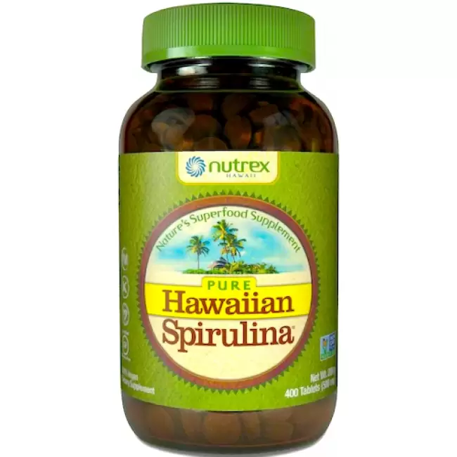 Hawaiian Spirulina Hawajska Pacifica 500mg 400tab Czysta Nutrex - suplement diety