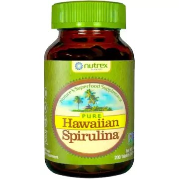 Hawaiian Spirulina hawajska Pacifica 500mg 200tabs Czysta Nutrex - suplement diety