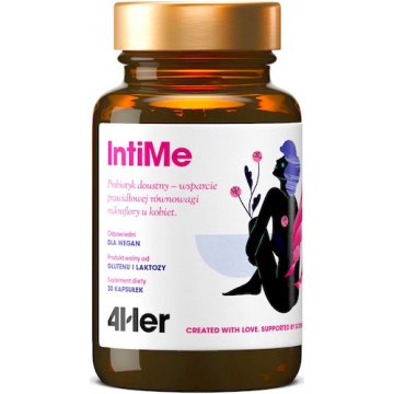 Health Labs 4Her IntiMe 30kaps vege - suplement diety Probiotyk Intymny, Mikroflora