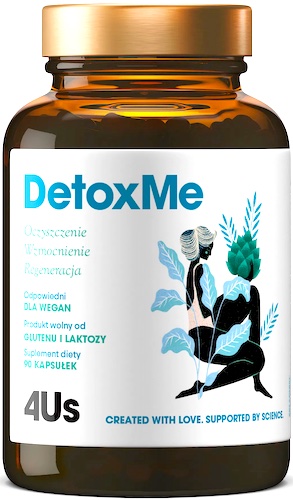 Health Labs 4Us DetoxMe 90kaps vege - suplement diety Oczyszczanie, Regeneracja