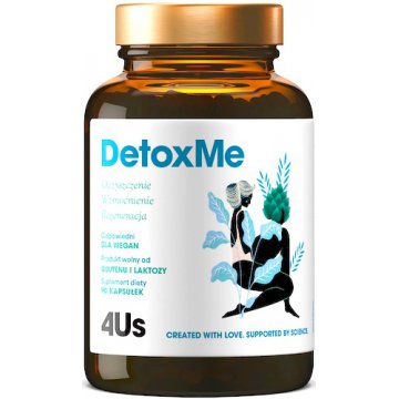 Health Labs 4Us DetoxMe 90kaps vege - suplement diety Oczyszczanie, Regeneracja