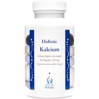 Holistic Kalcium 160mg (Wapń) 90kaps vege - suplement diety WYPRZEDAŻ Krótka data !