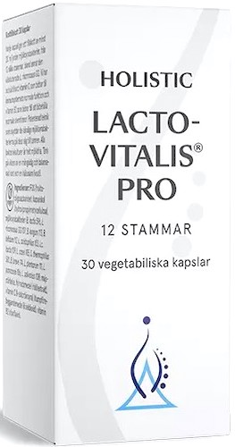 Holistic LactoVitalis PRO probiotyk 20 miliardów bakterii z 12 szczepów 30kaps vege - suplement diety