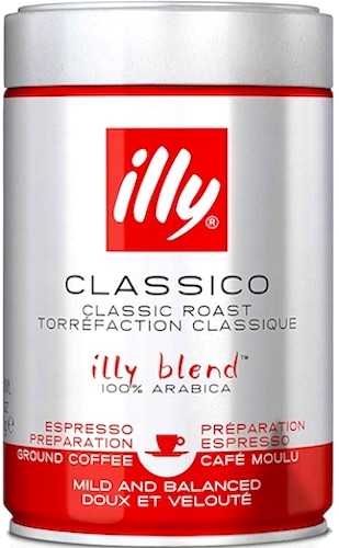 Illy Classico Blend - Medium Roast 250g 100% Arabica kawa ziarnista
