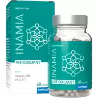 Inamia Antioxidant 60kaps vege - suplement diety Witaminy A E C Glutation SOD