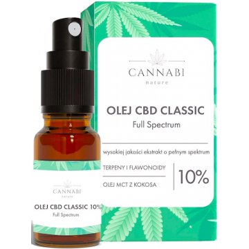 Intenson Olejek CBD klasyczny 10% Cannabi Nature 10ml - suplement diety Spray