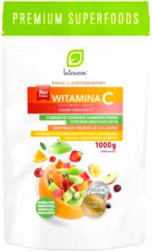 Intenson Witamina C 1000g proszek kwas L-askorbinowy