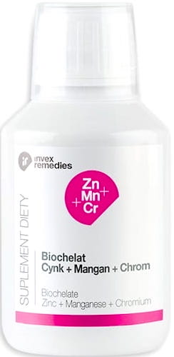 Invex Biochelat Cynk+Mangan+Chrom 150ml - suplement diety