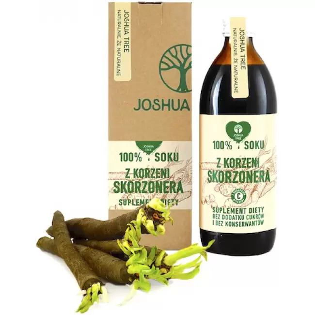 Joshua Tree Sok z korzeni Skorzonera 500ml Skorzoner z wit. C bez konserwantów i cukru - suplement diety