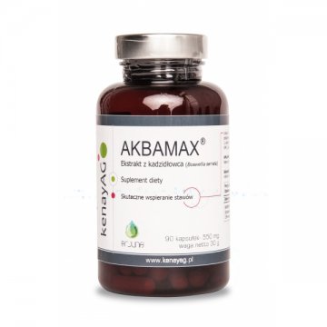 Kenay AKBAMAX Ekstrakt z kadzidłowca 333mg 90kaps - suplement diety Kadzidłowiec