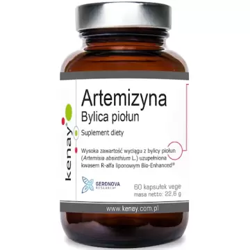Kenay Artemizyna Bylica Piołun ekstrakt + R-ALA liponowy 60kaps vege - suplement diety