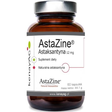 Kenay AstaZine Astaksantyna Naturalna z Alg 12mg 60kaps - suplement diety