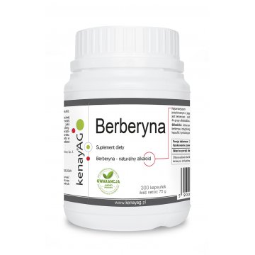 Kenay Berberyna 250mg 300kaps Rebersa Sabinsa - suplement diety