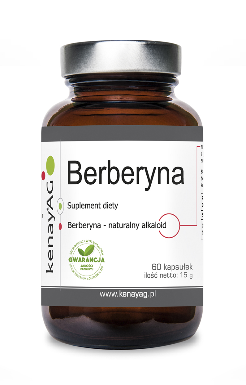 Kenay Berberyna 250mg 60kaps Rebersa Sabinsa - suplement diety