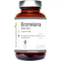 Kenay Bromelaina 2400GDU 60kaps Bromelina - suplement diety Trawienie Sarkopenia
