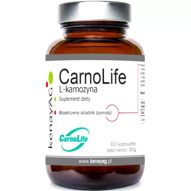 Kenay CarnoLife L-karnozyna 400mg 60kaps - suplement diety