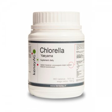 Kenay Chlorella Yaeyama japońska 500mg 360tab - suplement diety