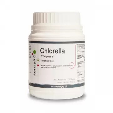 Kenay Chlorella Yaeyama japońska 500mg 360tab - suplement diety