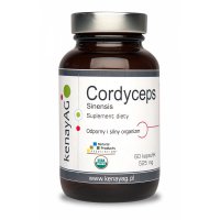 Kenay Cordyceps 525mg 60kaps (Sinensis-Maczużnik) BIO - suplement diety kordyceps