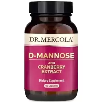 Kenay Dr Mercola D-Mannoza z ekstraktem z żurawiny D-MANNOSE 60kaps - suplement diety Układ moczowy, Pęcherz