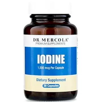 Kenay Dr Mercola JOD 1500mcg 30kaps IODINE - suplement diety Jodek potasu 1.5mg
