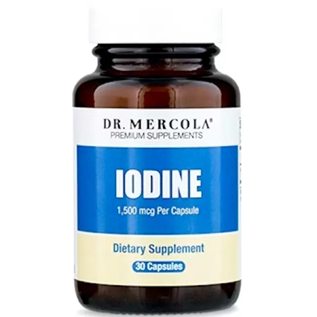 Kenay Dr Mercola JOD 1500mcg 30kaps IODINE - suplement diety Jodek potasu 1.5mg